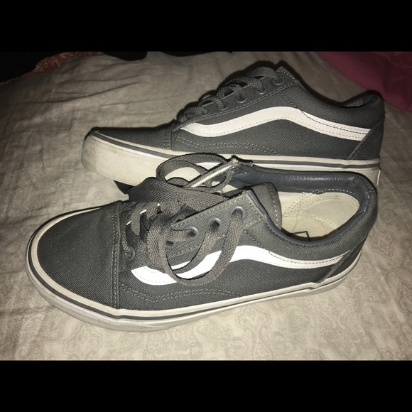 Vans Shoes - Grey Low Rise Vans